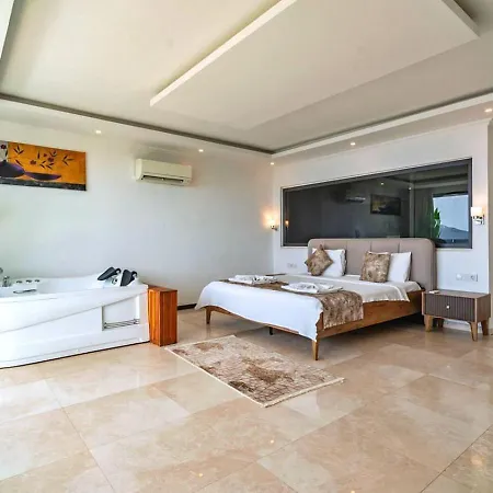 Koerdere 3 Bedroom Secluded With Private Pool Hot Tub Kalkan